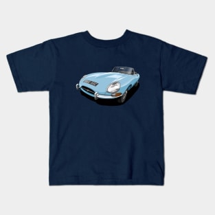 Jaguar e-type roadster Kids T-Shirt